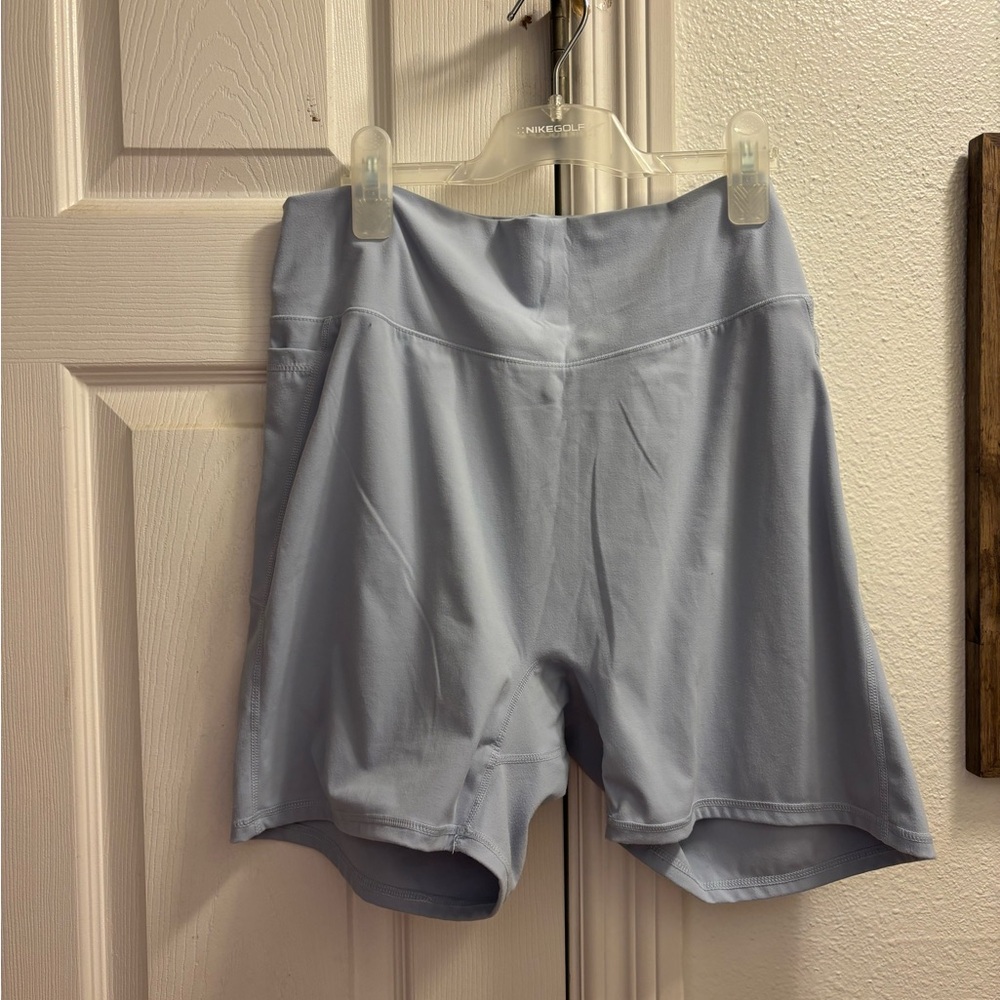 Sunzel Size 3XL Powder Blue Bike Shorts with Pockets